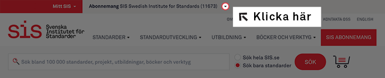 V&auml;xla SIS Abonnemang
